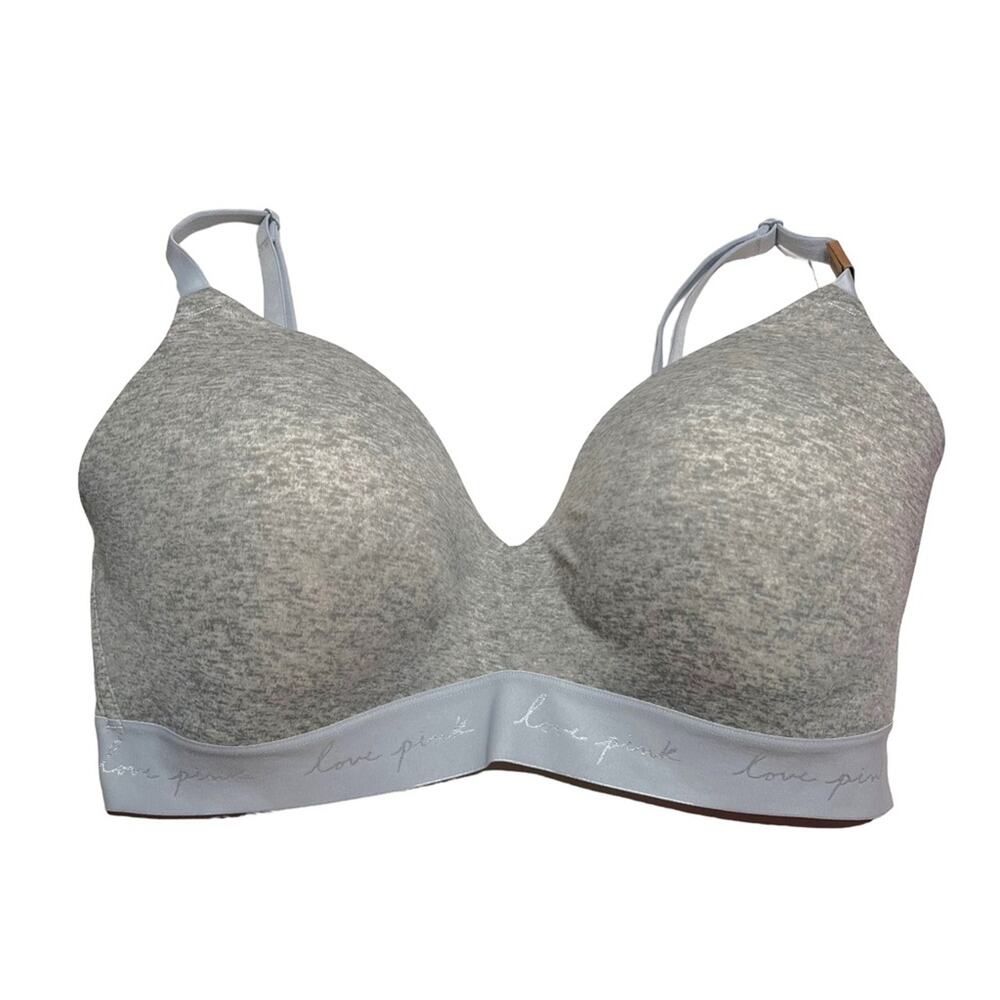 Victoria's Secret PINK Wear Everywhere Wireless T-Shirt Lightly Lined Bra 36DD